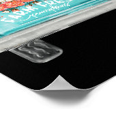 Poster Camion Citrouille Fraîche De Ferme Joyeux Automne  (Coin)