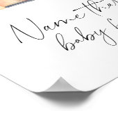 Poster camion citrouille - nom de cet aliment pour bébé (Coin)