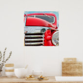 Poster Camion classique Chevrolet (Cuisine)