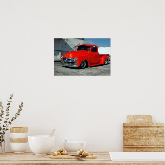 Poster Camion customisé (Cuisine)