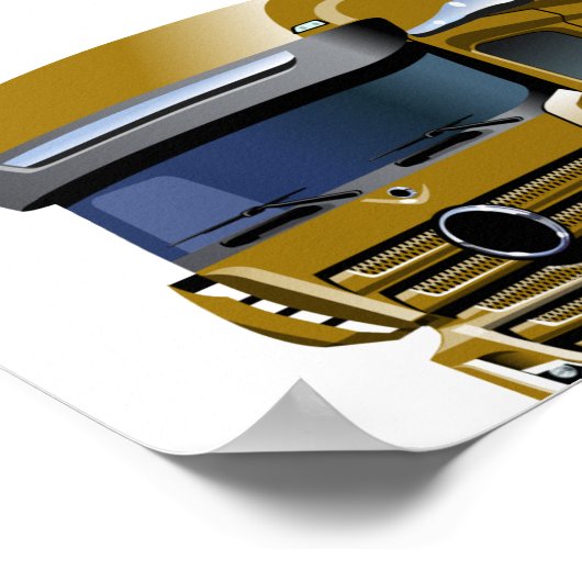 Poster Camion de dessin (Coin)