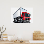 Poster Camion de dessin (Cuisine)