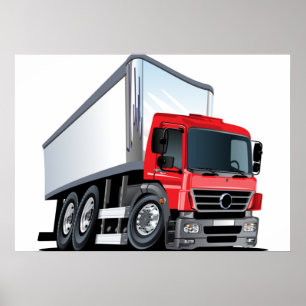 Poster Camion de dessin