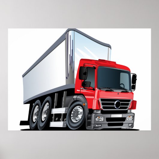Poster Camion de dessin (Devant)