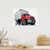 Poster Camion de dessin (Cuisine)