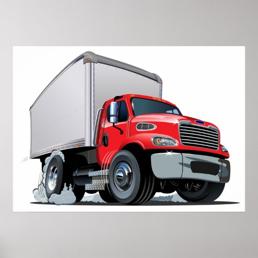 Poster Camion de dessin (Devant)