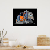 Poster Camion de dessin (Cuisine)