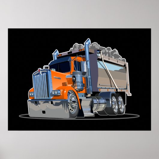 Poster Camion de dessin (Devant)
