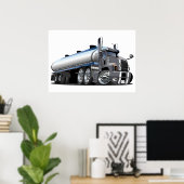 Poster Camion de dessin (Bureau à domicile)