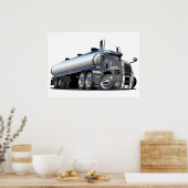 Poster Camion de dessin (Cuisine)