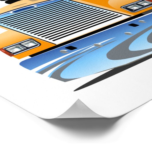 Poster Camion de dessin (Coin)