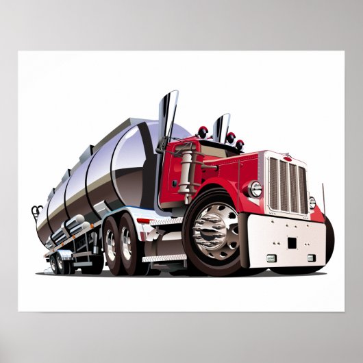 Poster Camion de dessin (Devant)