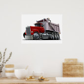 Poster Camion de dessin (Cuisine)