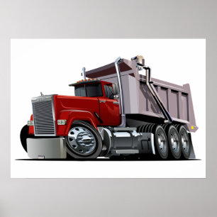 Poster Camion de dessin