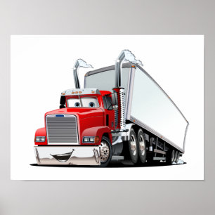 Poster Camion de dessin