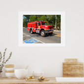 Poster Camion de pompiers à Manitou Springs (Cuisine)