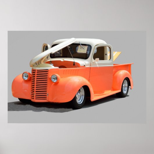 Poster Camion de ramassage 1939 restauré (Devant)