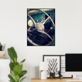 Poster Camion de ramassage classique antique (Bureau à domicile)