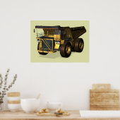 Poster Camion de vidage géant (Cuisine)