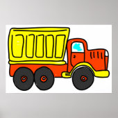 Poster Camion de vidange (Devant)