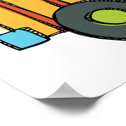 Poster Camion de vidange (Coin)