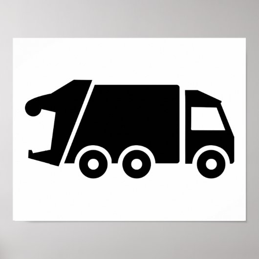 Poster Camion de voiture (Devant)
