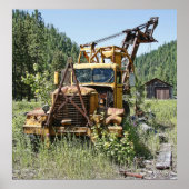 Poster Camion d'exploitation forestière - Burke Idaho Gho (Devant)