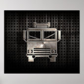 Poster Camion-feu robuste (Devant)