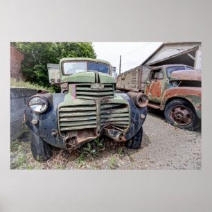 POSTER CAMION LOURD DE 1941 DE GMC