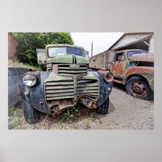 POSTER CAMION LOURD DE 1941 DE GMC (Devant)