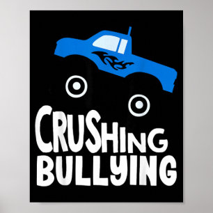 Poster Camion Monstre Anti-Harcèlement Enfants Contre l'I