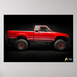 Poster Camion pick-up 1985 de Toyota 4x4