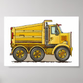 Poster Camion-pompe routier (Devant)