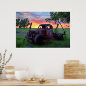 Poster Camion Sunset (Cuisine)