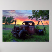 Poster Camion Sunset (Devant)