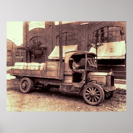 Poster CAMION vintage - 1919 (Devant)