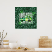 Poster Camion Vintage de la Saint-Patrick (Cuisine)