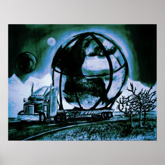 Poster Camionnage La Mixta (Devant)