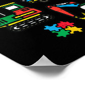 Poster Camions de construction de Sensibilisations sur l' (Coin)