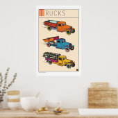 Poster Camions-Imprimés/Poster (Cuisine)