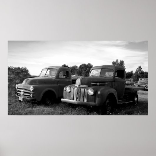 Poster Camions vintages (Devant)