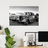 Poster Camions vintages (Bureau à domicile)