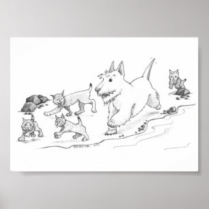 Poster Cammy et les chatons