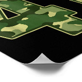 Poster Camo #41 Jersey Number 41 Uniform Fan Favorite Pla (Coin)