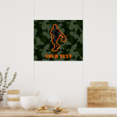 Poster Camo Basketball (Cuisine)
