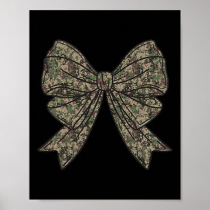 Poster Camo Coquette Chasse au canard Chasse au camouflag