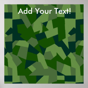 Poster Camo Grassy