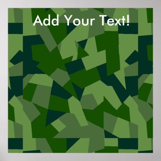 Poster Camo Grassy (Devant)