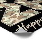 Poster Camo Happy New Year Party 2026 Family Matching Cos (Coin)