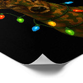 Poster Camo Hunting Reindeer Deer Christmas Holiday Xmas  (Coin)